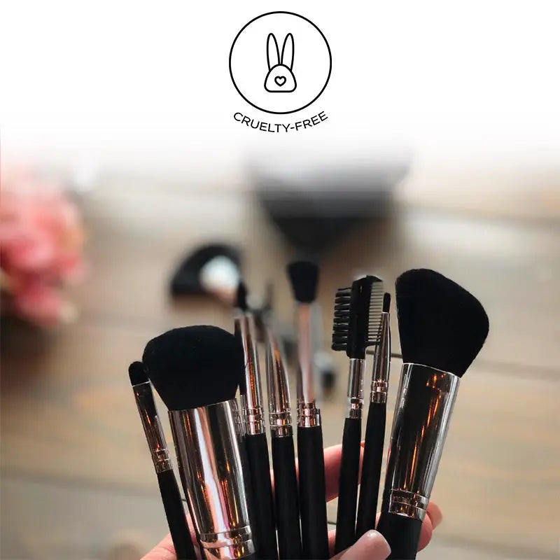10 Piece Makeup Brush Set for Beauty