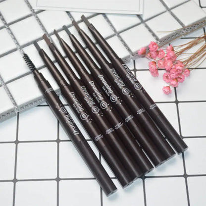 Twist and Triangular Eyebrow Pencil with Refills