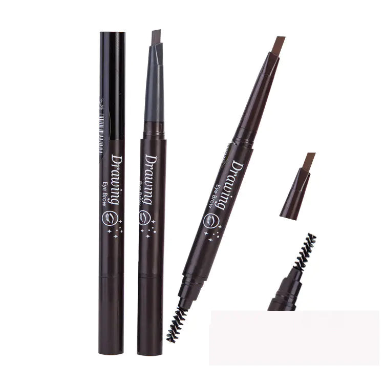 Twist and Triangular Eyebrow Pencil with Refills