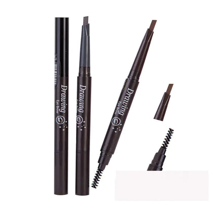 Twist and Triangular Eyebrow Pencil with Refills