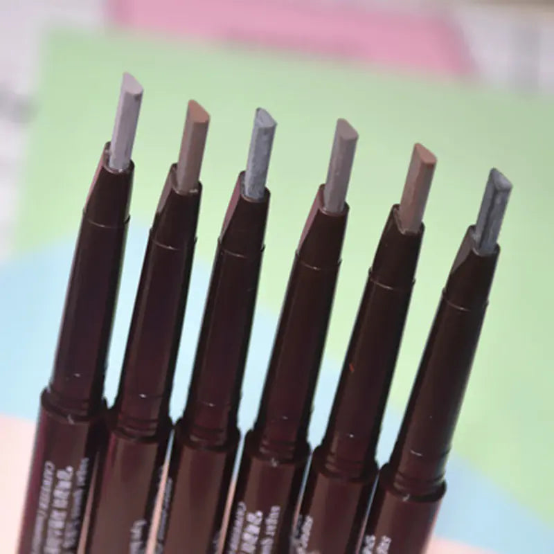 Twist and Triangular Eyebrow Pencil with Refills